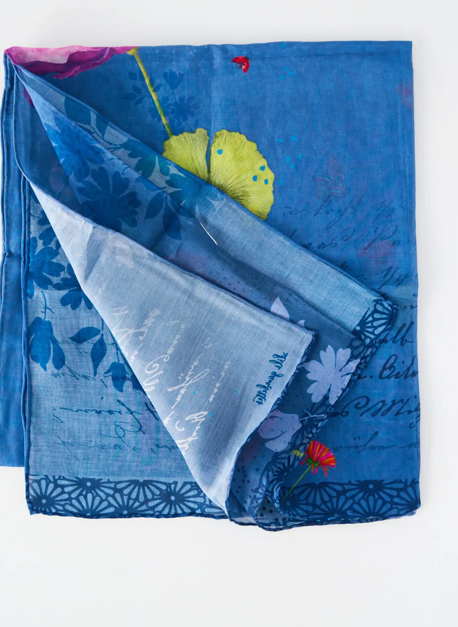 Foulard Lili Gambettes Bleu