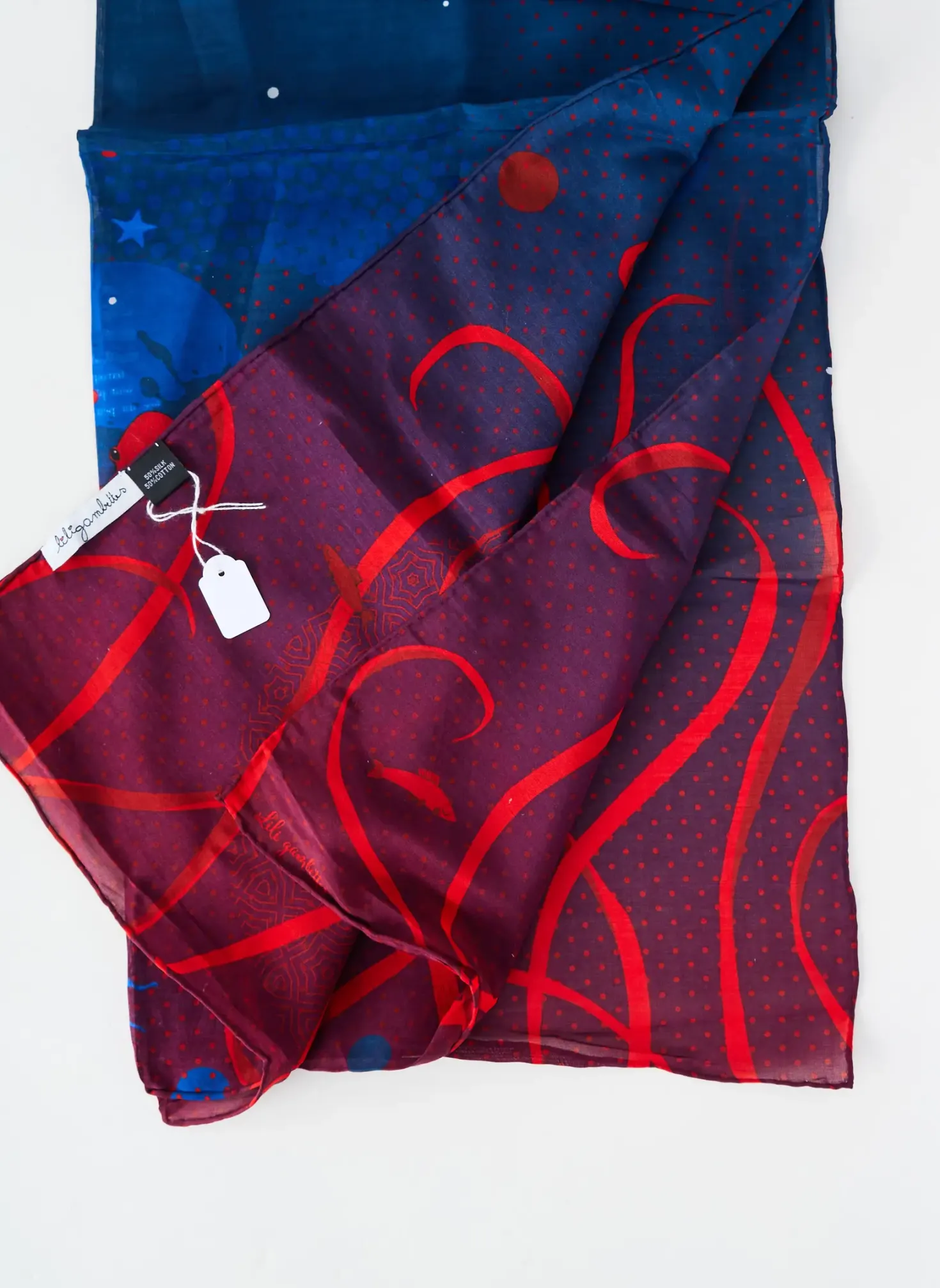 Foulard Lili Gambettes Bleu