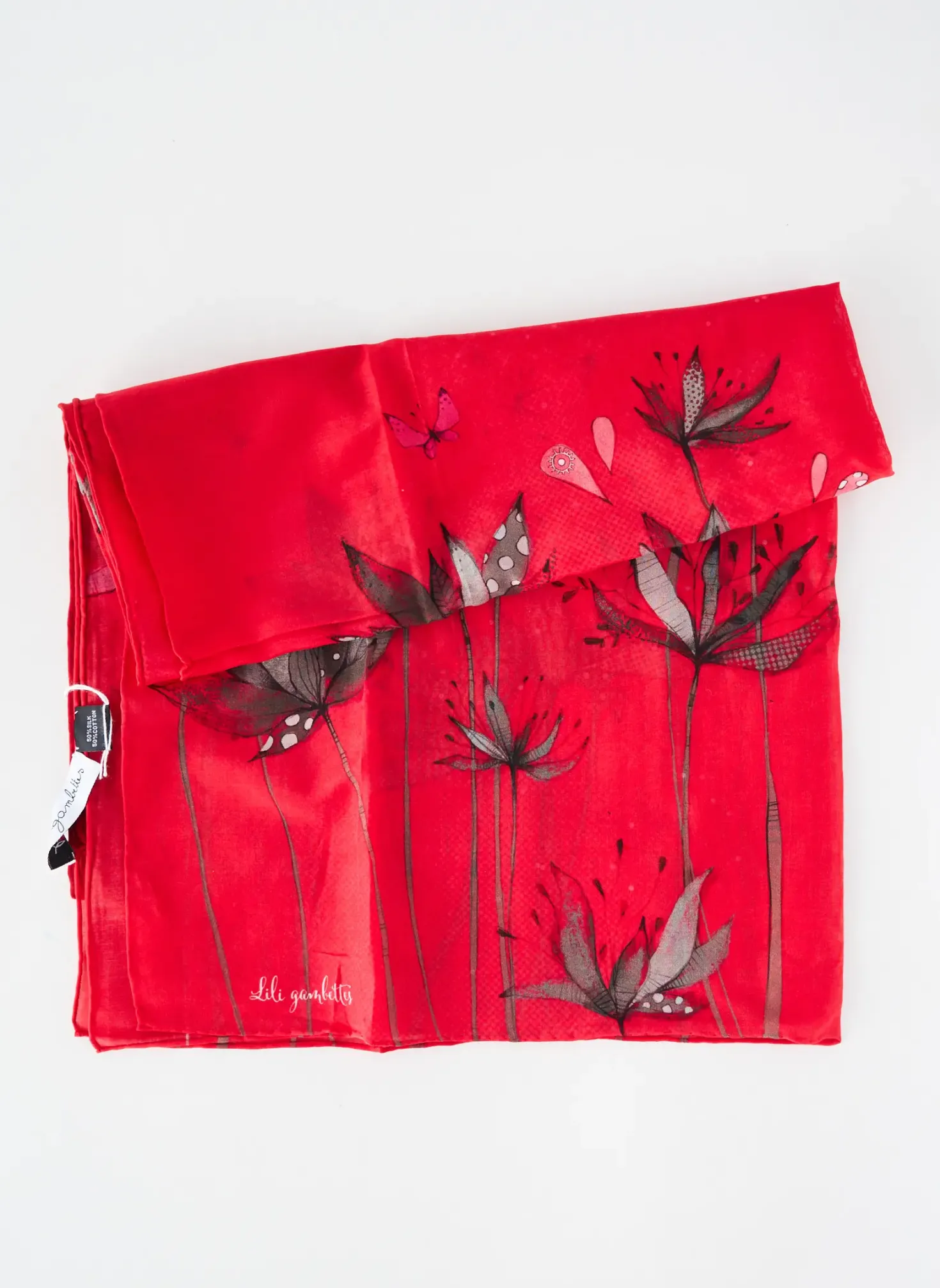 Foulard Lili Gambettes Rouge