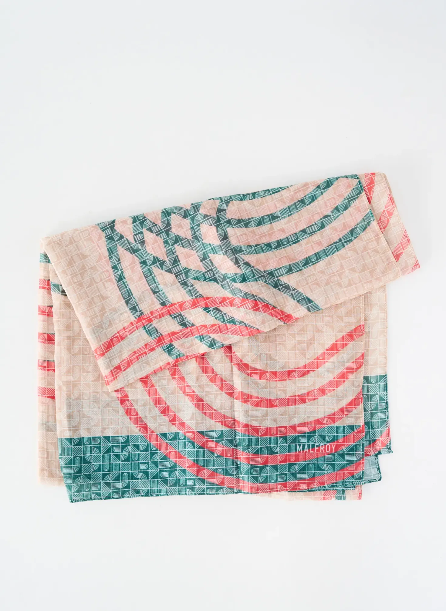 Foulard Malfroy Rose