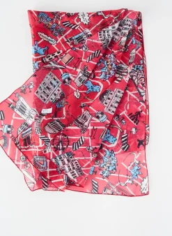 Foulard Malfroy Rouge