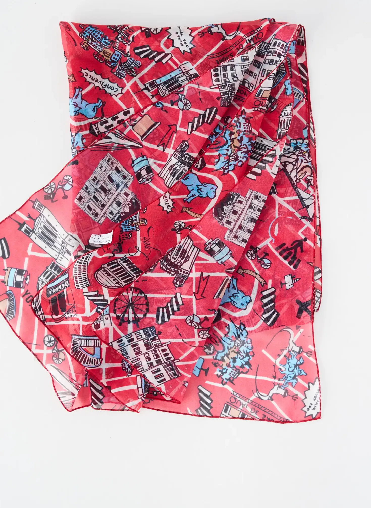 Foulard Malfroy Rouge