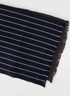 Foulard Mat De Misaine Bleu