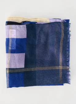 Foulard Pieces Bleu