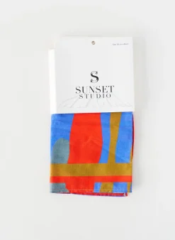 Foulard Sunset Studio Rouge