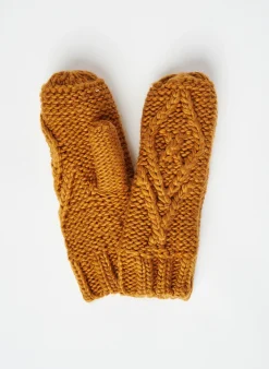 Gants Pieces Marron