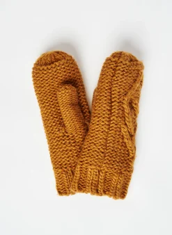Gants Pieces Marron