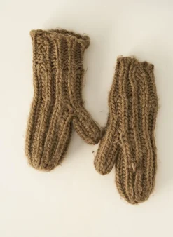Gants Pieces Marron