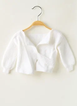 Gilet Cache-cœur Sans Marque Blanc