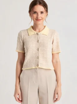 Gilet Manches Courtes Civico 1 Beige