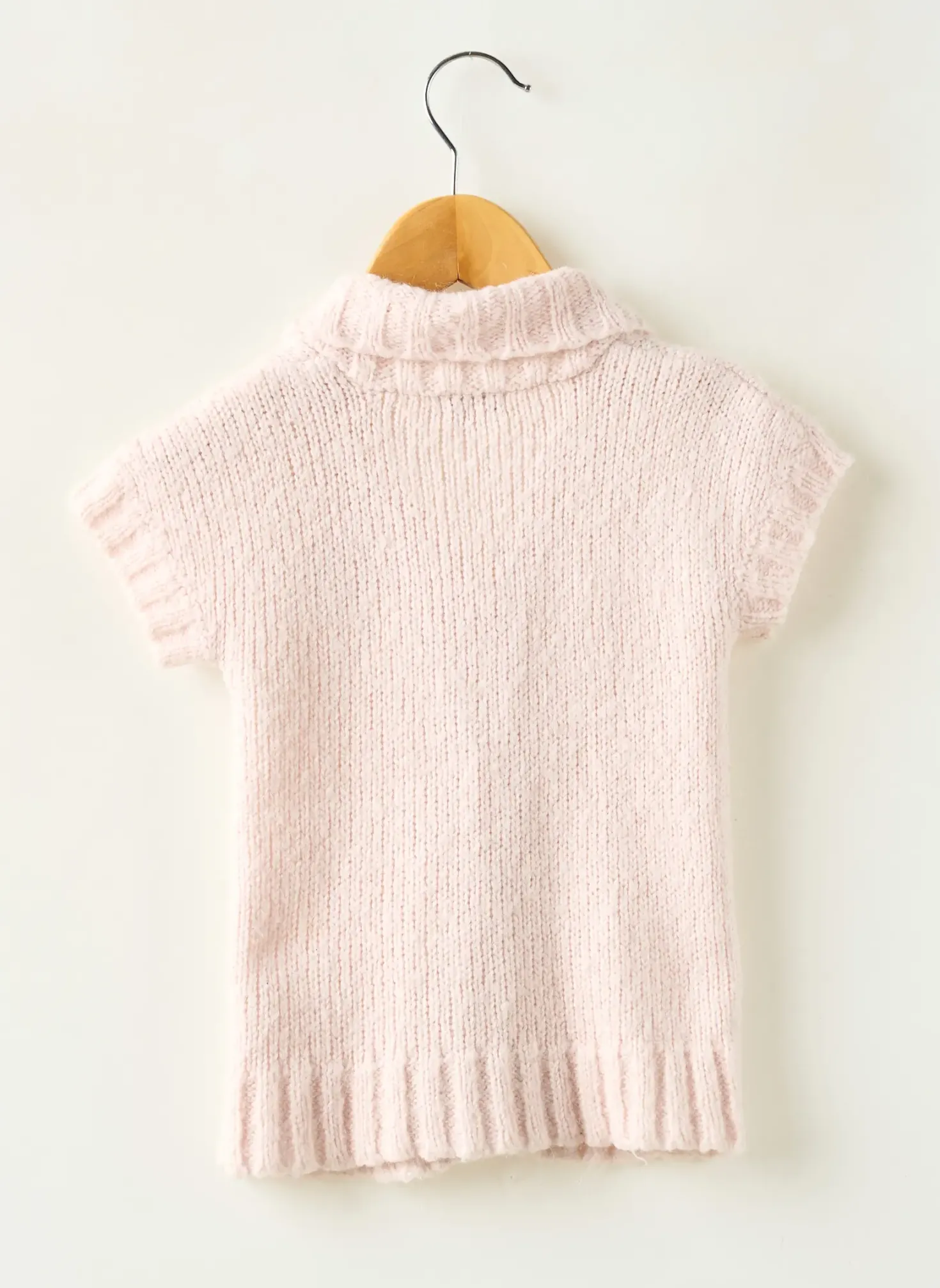 Gilet Manches Courtes Confetti Rose