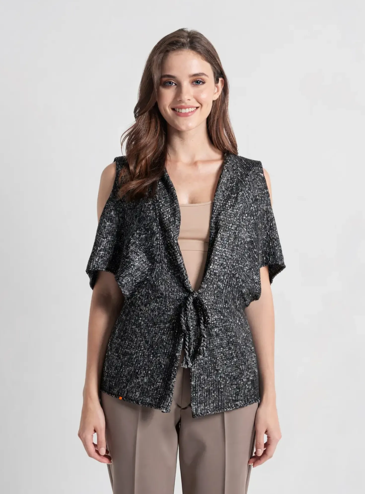 Gilet Manches Courtes Ma(e)vy Gris
