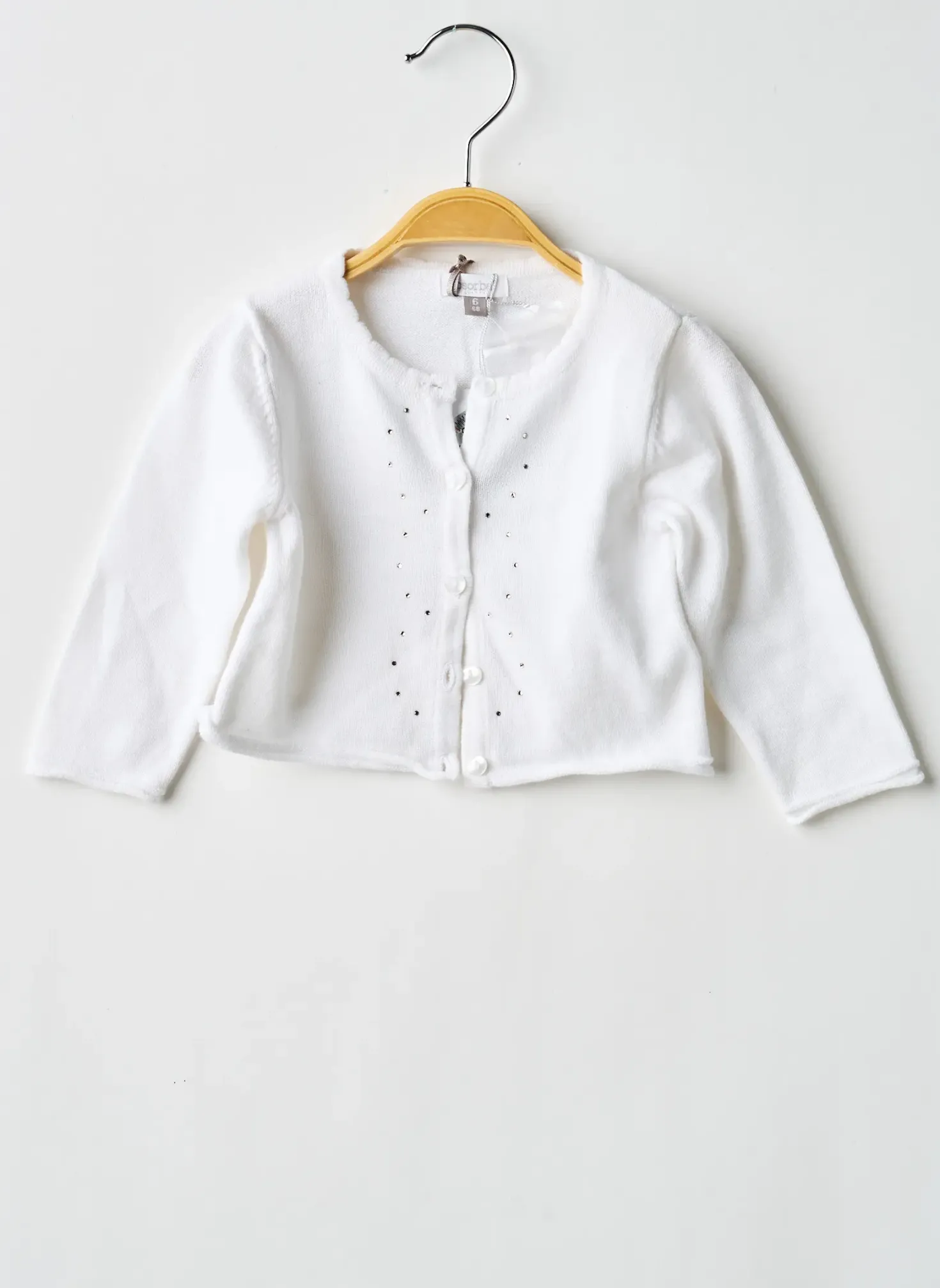 Gilet Manches Longues Absorba Blanc