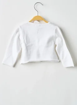 Gilet Manches Longues Absorba Blanc