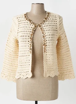 Gilet Manches Longues Angela Davis Beige