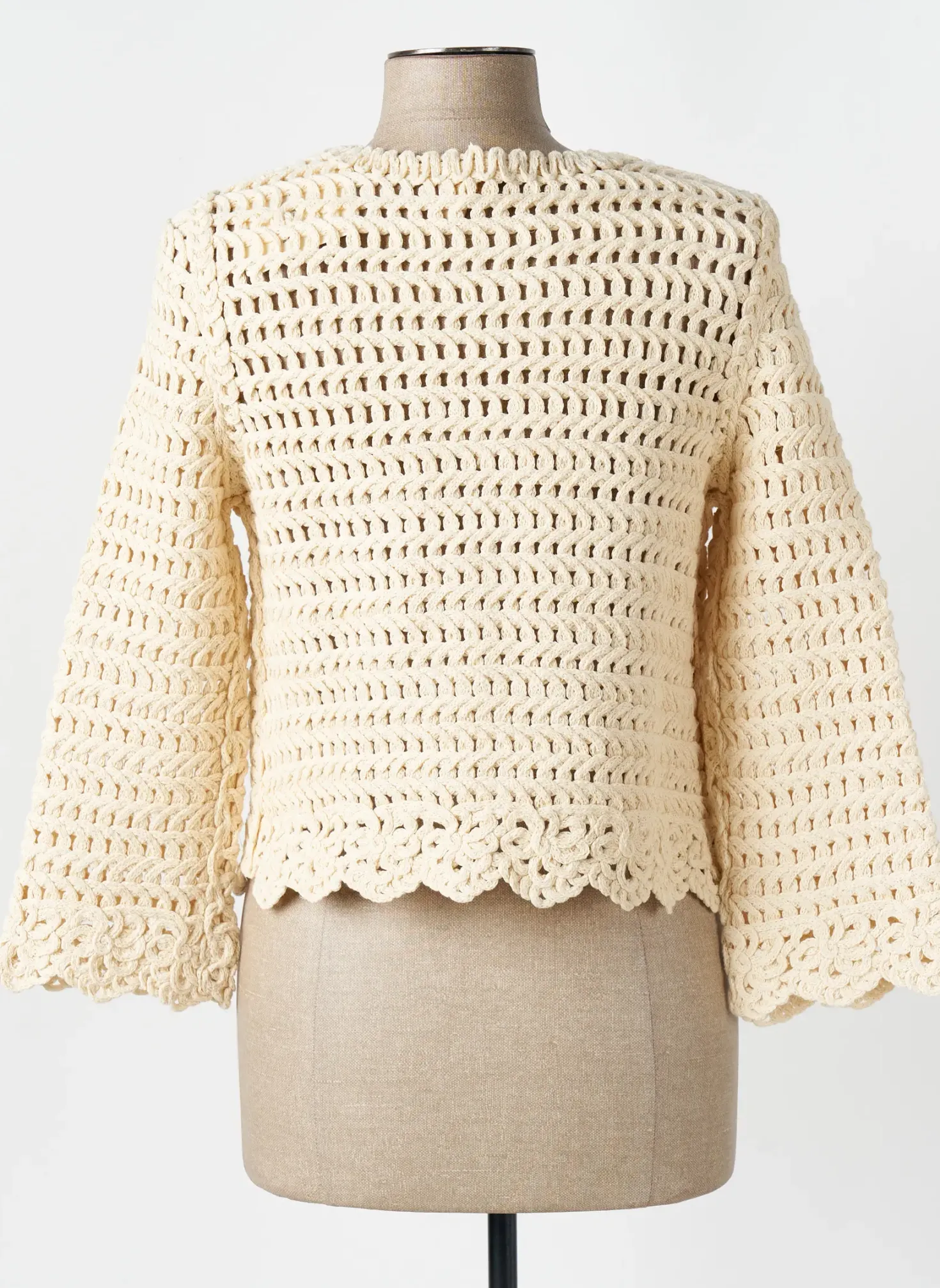 Gilet Manches Longues Angela Davis Beige
