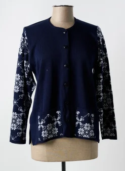 Gilet Manches Longues Angella Bleu