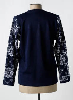 Gilet Manches Longues Angella Bleu