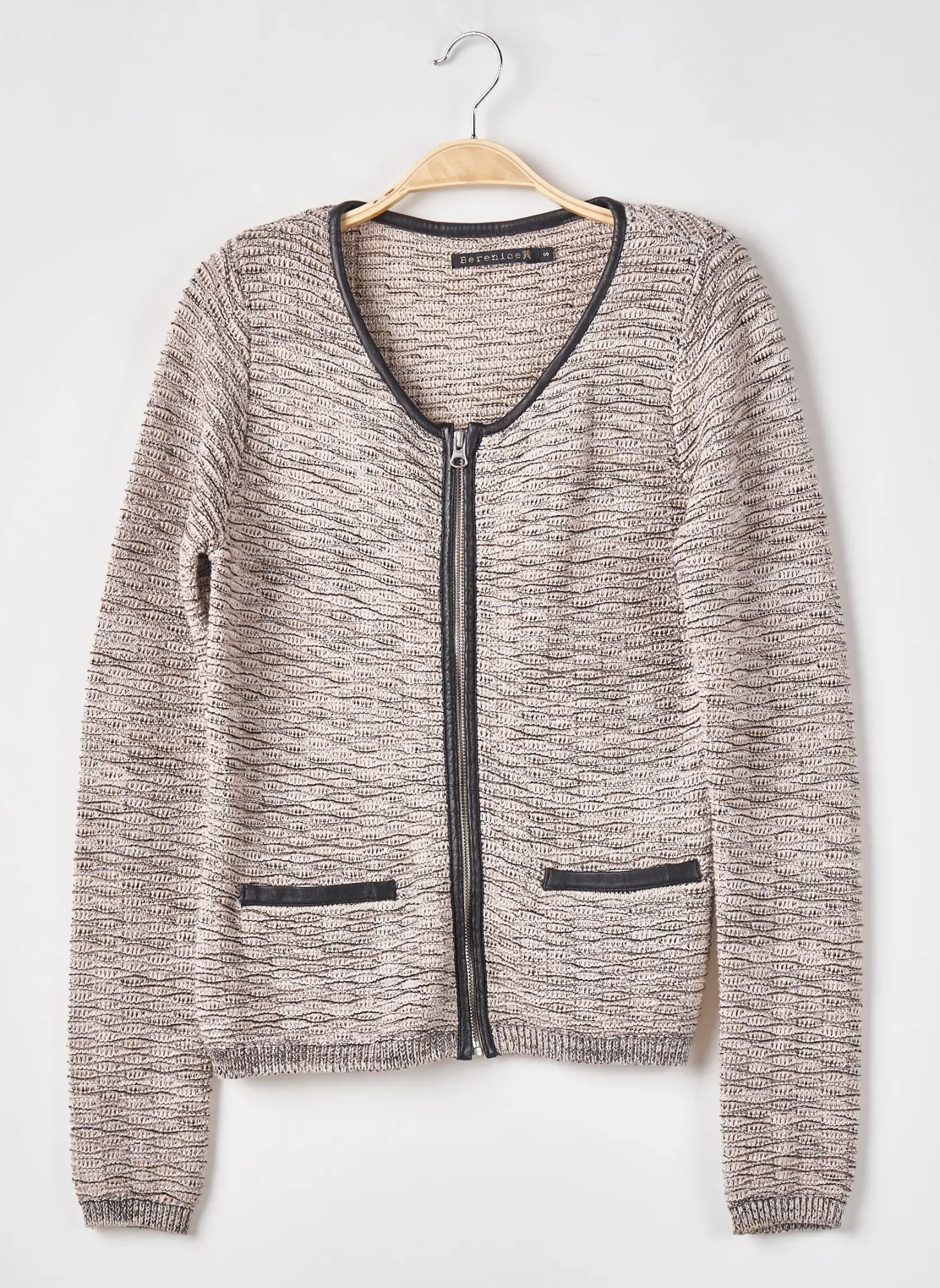 Gilet Manches Longues Berenice Beige
