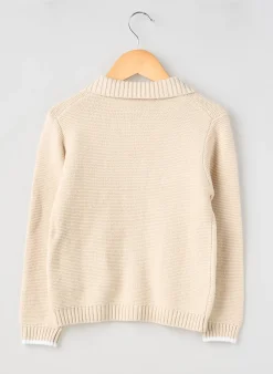 Gilet Manches Longues Boboli Beige