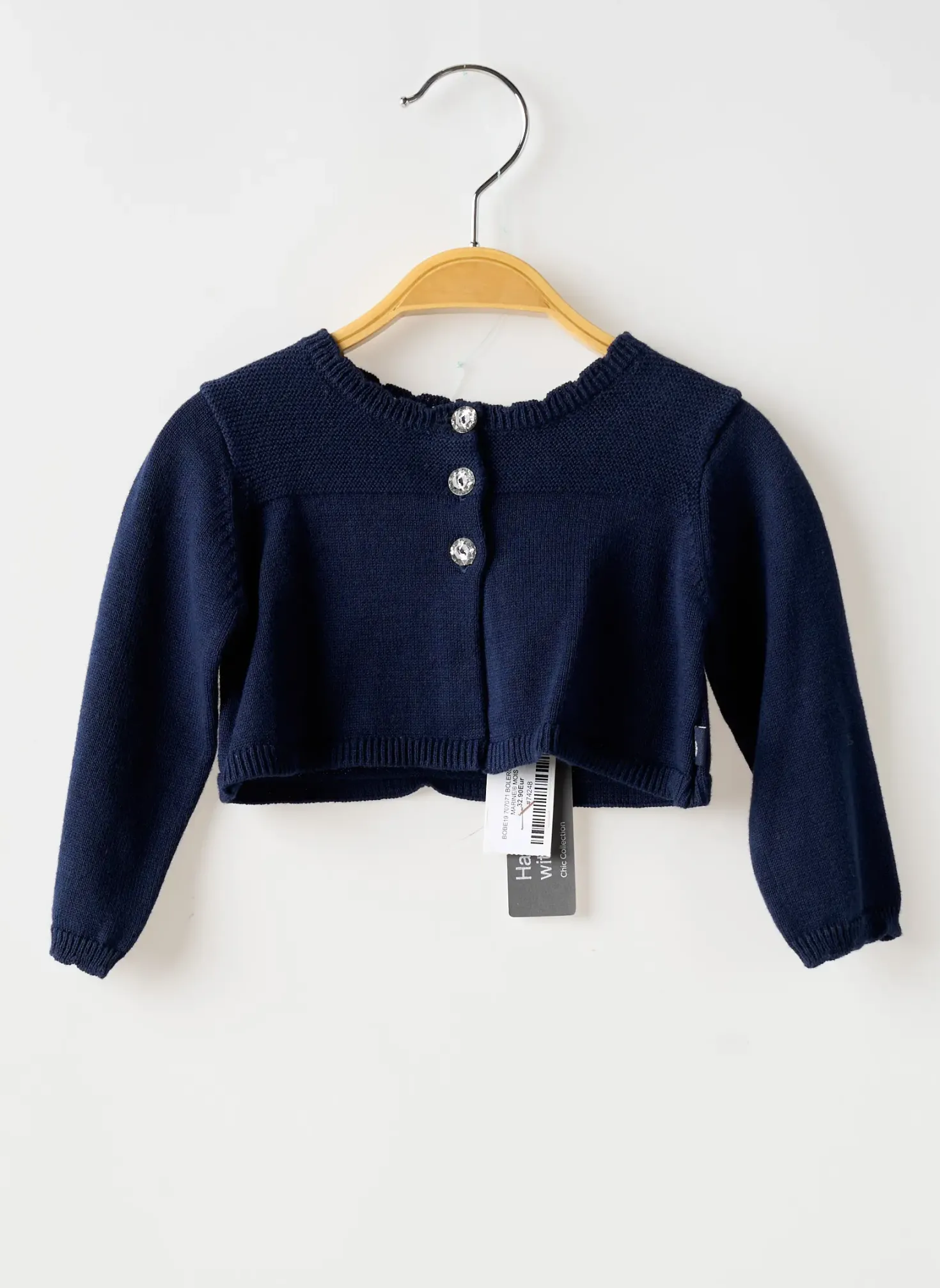Gilet Manches Longues Boboli Bleu