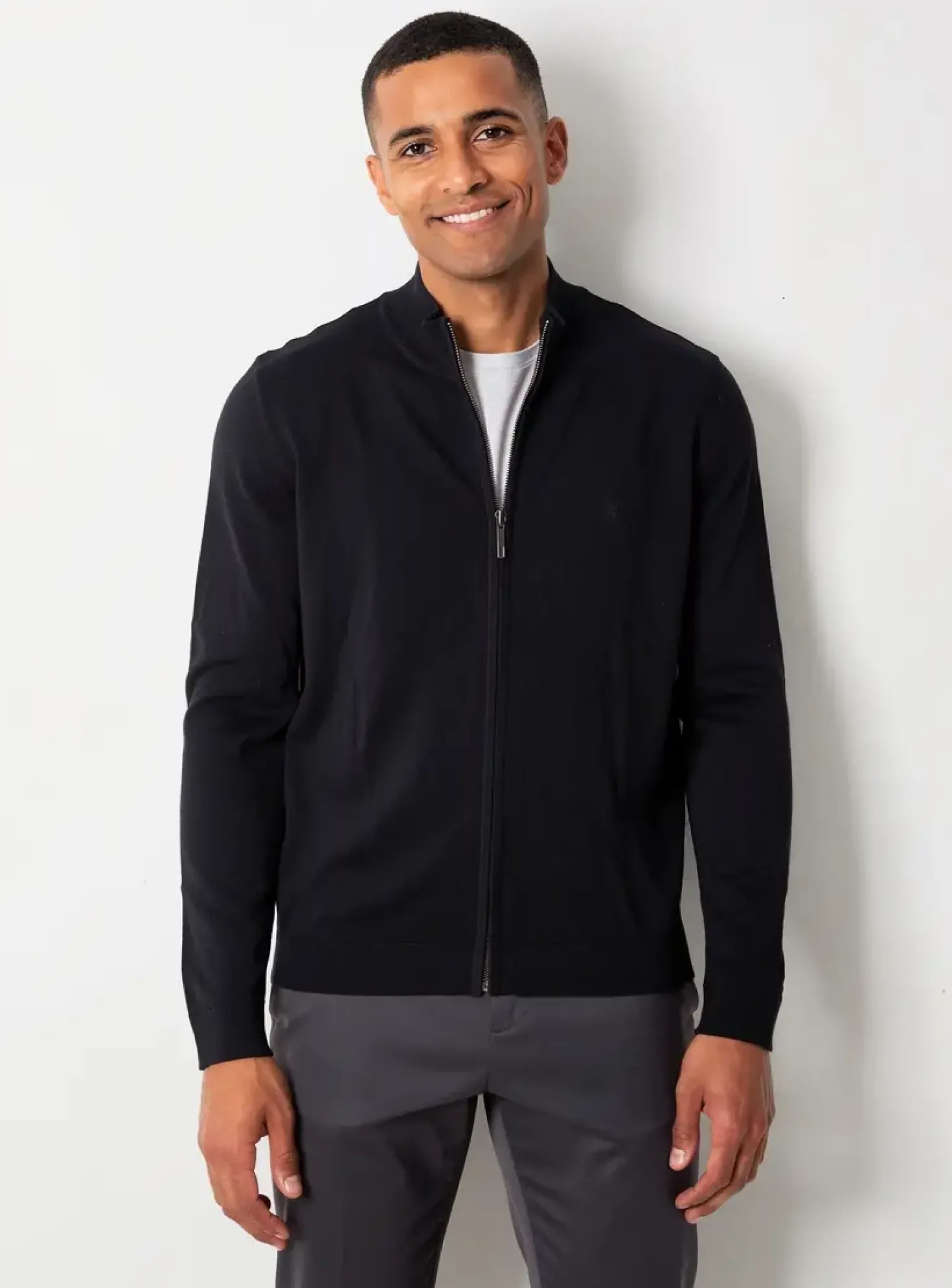 Gilet Manches Longues Cambridge Noir