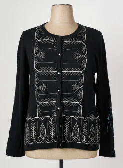 Gilet Manches Longues Christine Laure Noir
