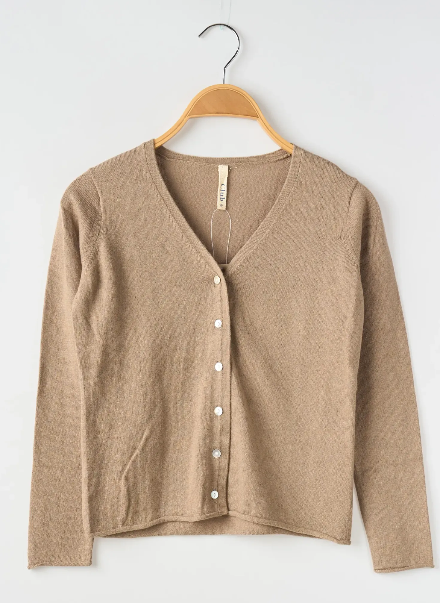 Gilet Manches Longues Club Beige