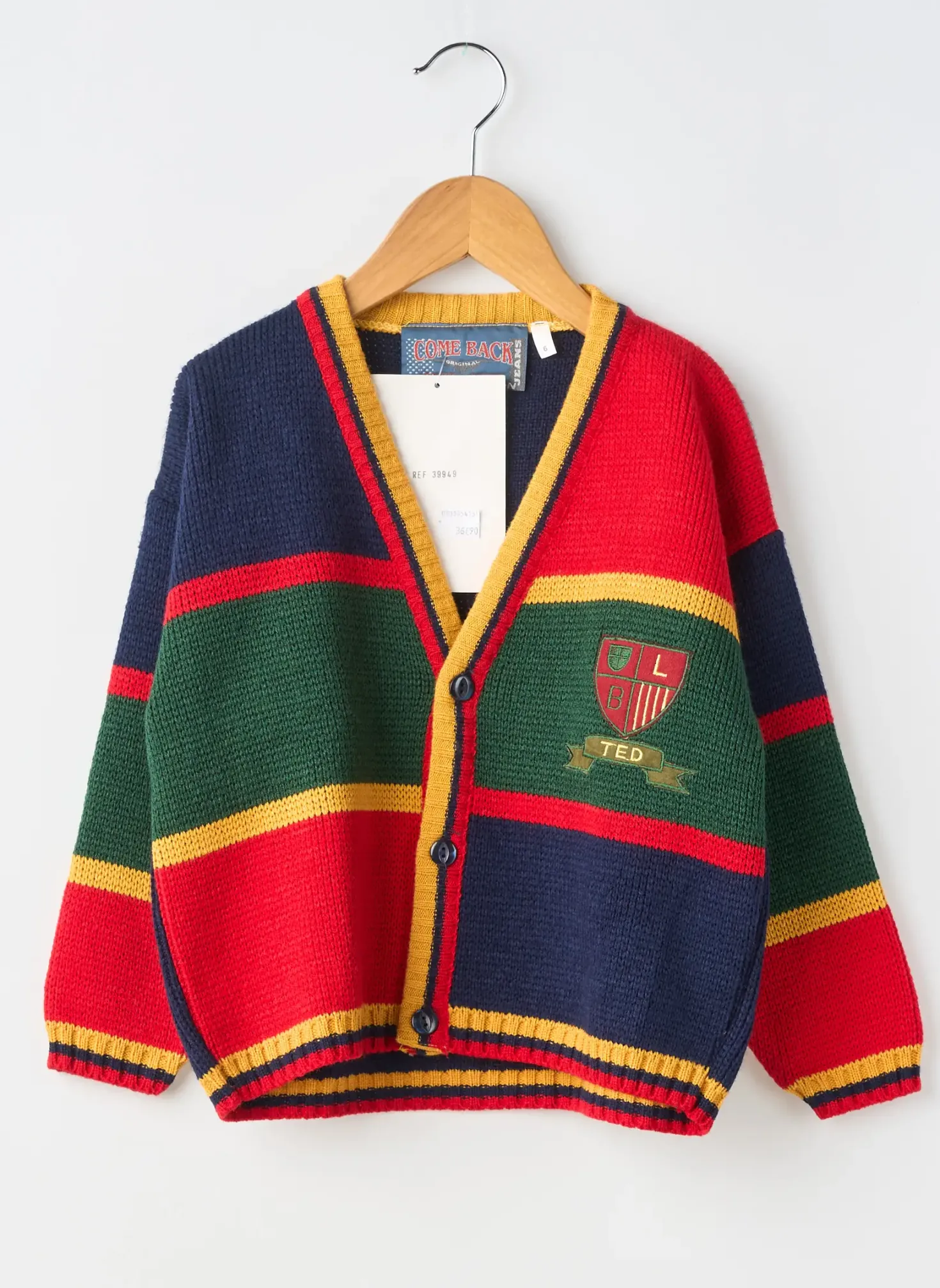 Gilet Manches Longues Come Back Rouge