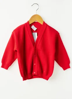 Gilet Manches Longues Coudemail Rouge