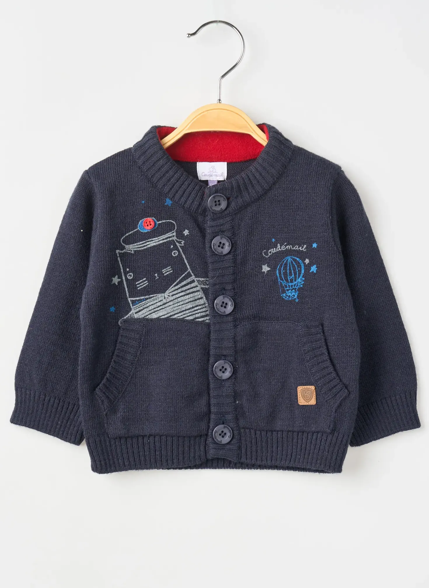 Gilet Manches Longues Coudemail Bleu