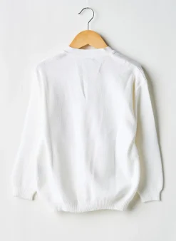 Gilet Manches Longues Coudemail Blanc