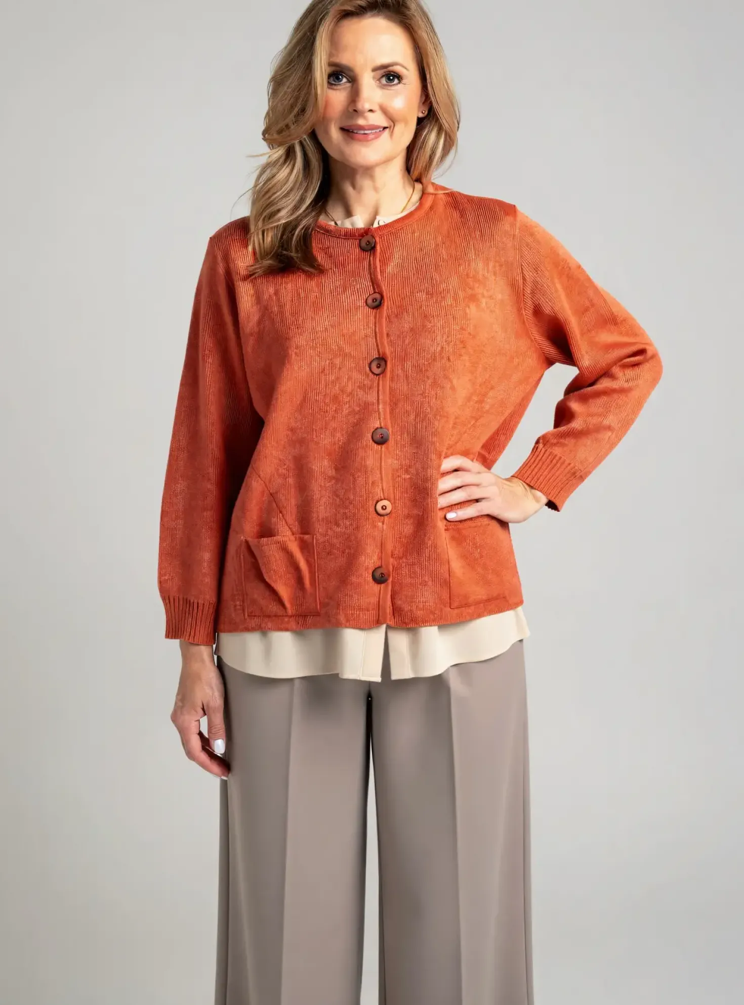 Gilet Manches Longues Duger Orange