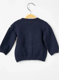 Gilet Manches Longues Elle Est Ou La Mer Bleu