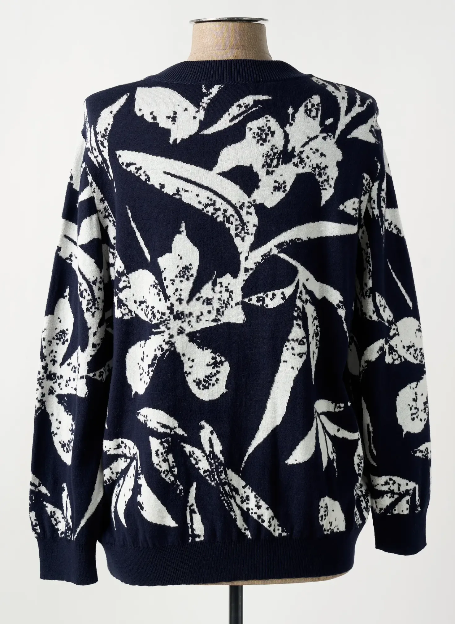 Gilet Manches Longues Frank Walder Bleu