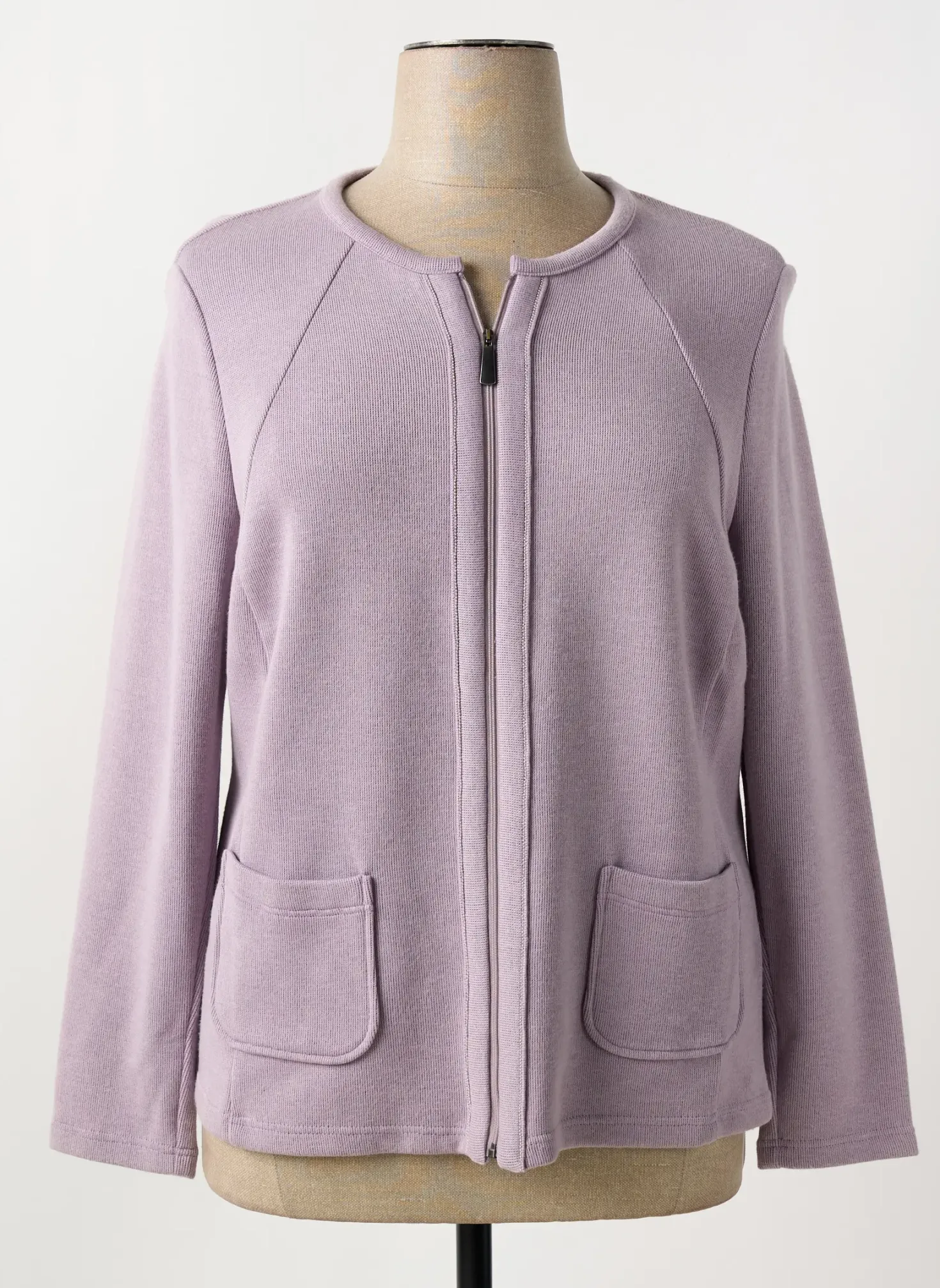Gilet Manches Longues Frank Walder Violet