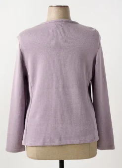 Gilet Manches Longues Frank Walder Violet