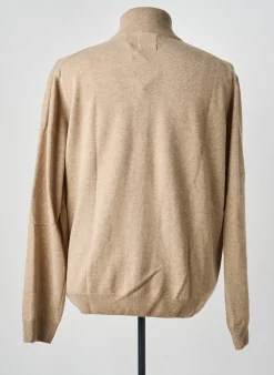 Gilet Manches Longues Gant Beige