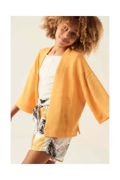 Gilet Manches Longues Garcia Ocre