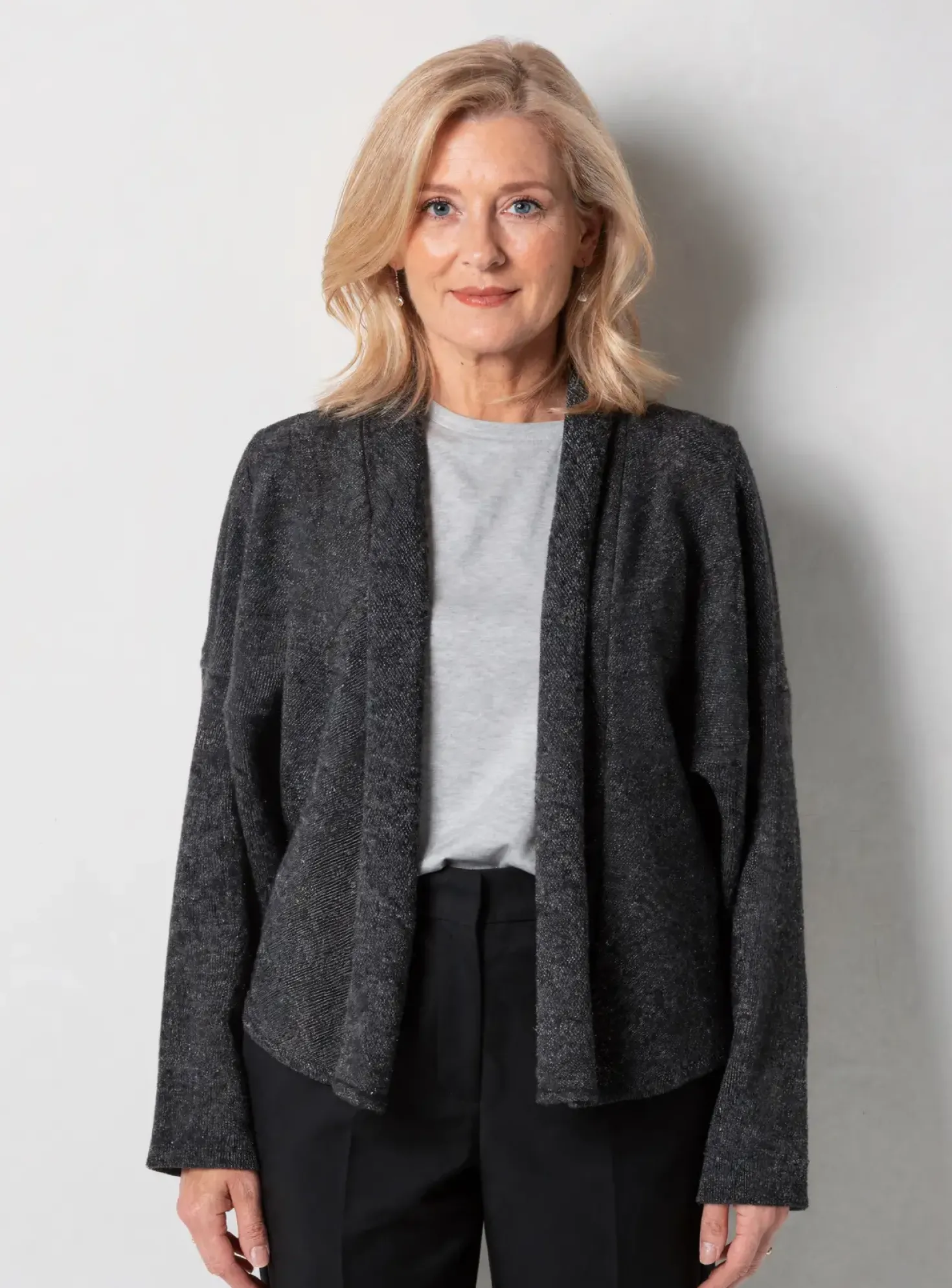 Gilet Manches Longues Jean Delfin Gris