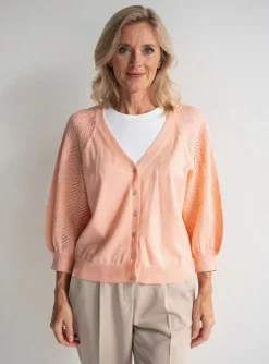 Gilet Manches Longues Julie Guerlande Rose