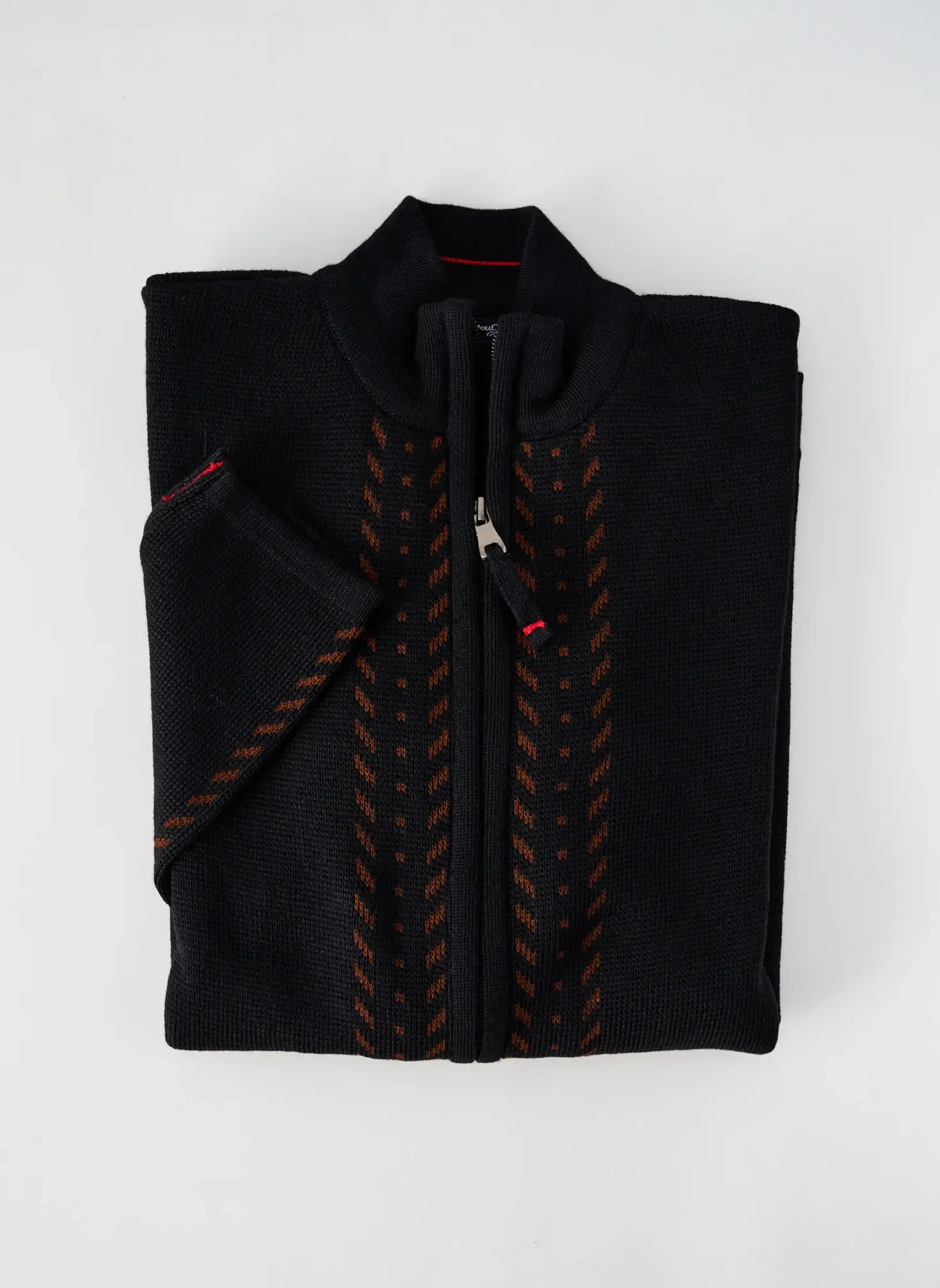 Gilet Manches Longues La Cible Rouge Noir