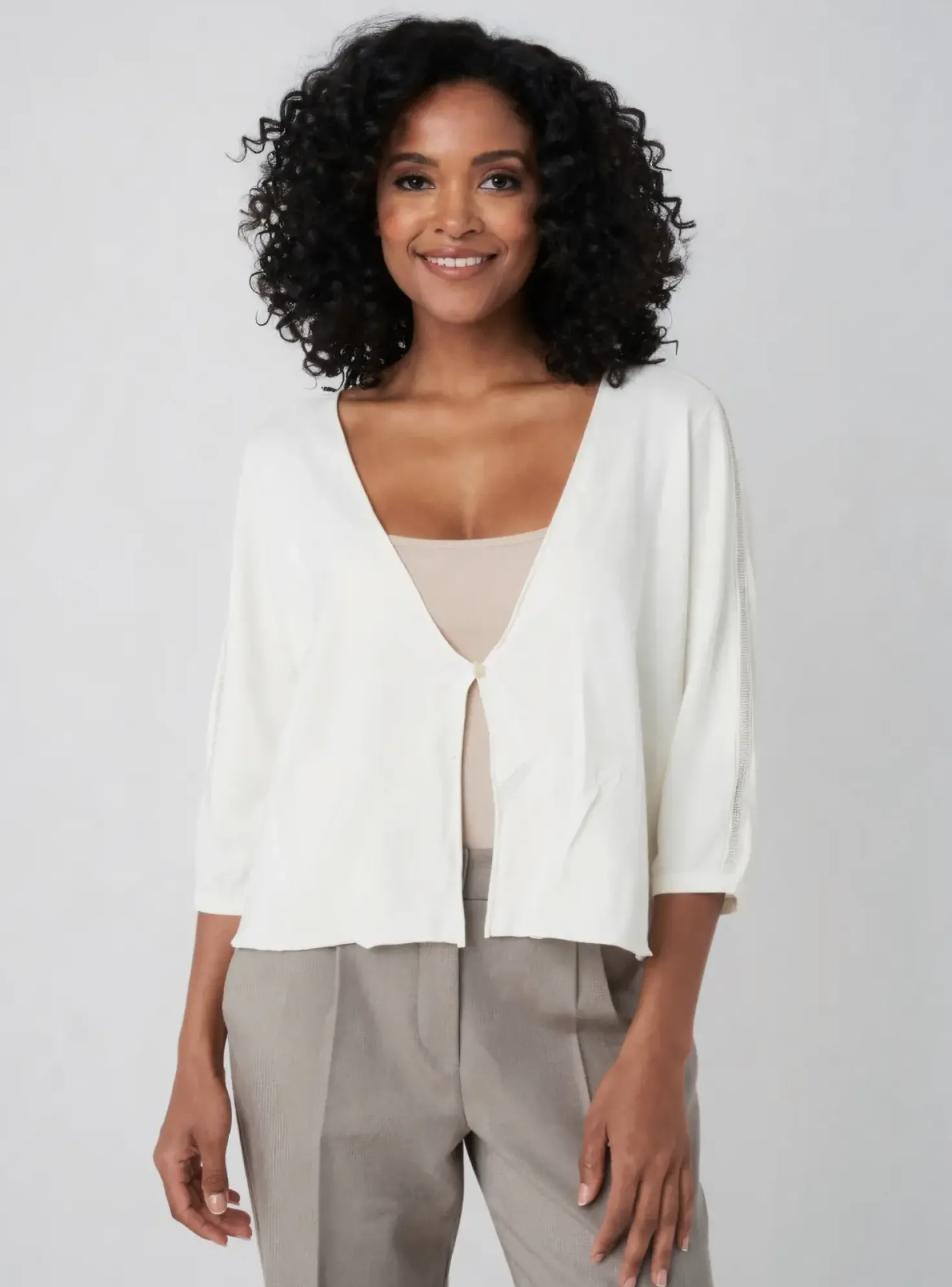 Gilet Manches Longues La Fee Maraboutee Blanc
