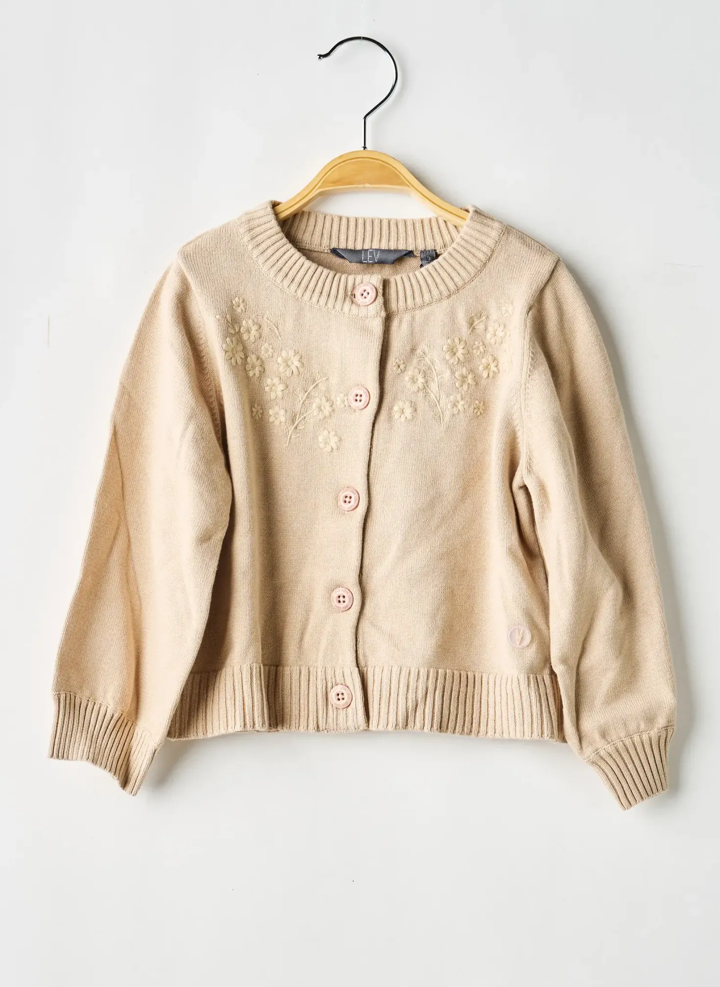 Gilet Manches Longues Levv Label Beige
