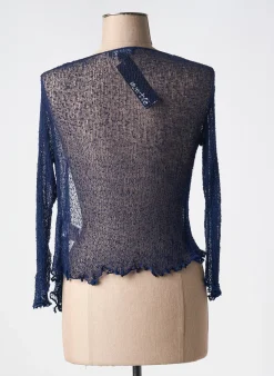 Gilet Manches Longues Marble Bleu