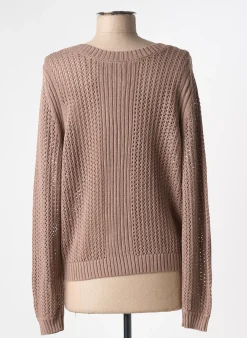 Gilet Manches Longues Marble Marron