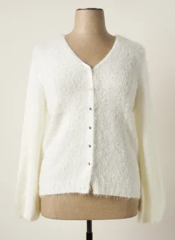 Gilet Manches Longues Marble Blanc