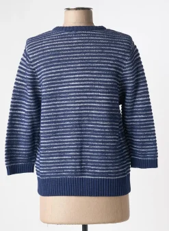 Gilet Manches Longues Marble Bleu