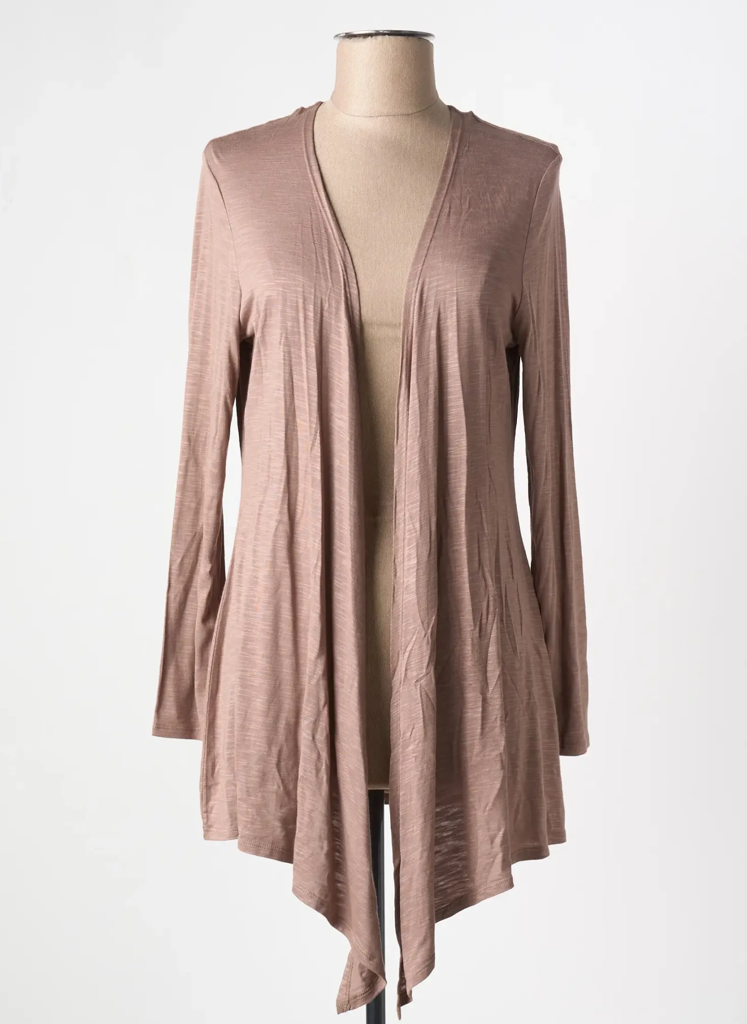 Gilet Manches Longues Marble Marron