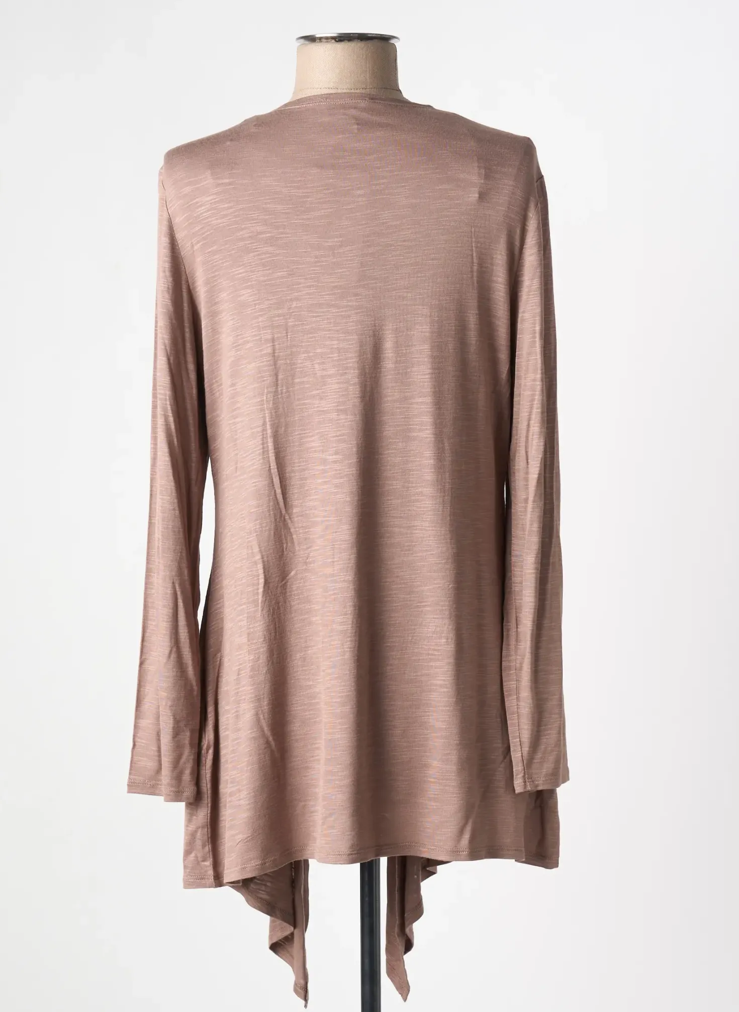 Gilet Manches Longues Marble Marron